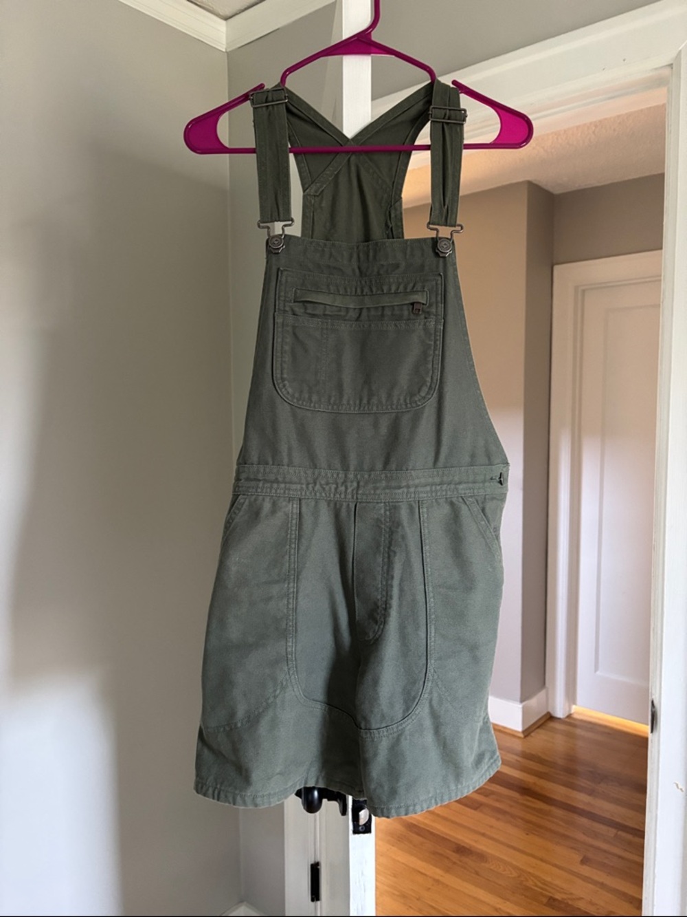 Patagonia Olive Green Short Overalls